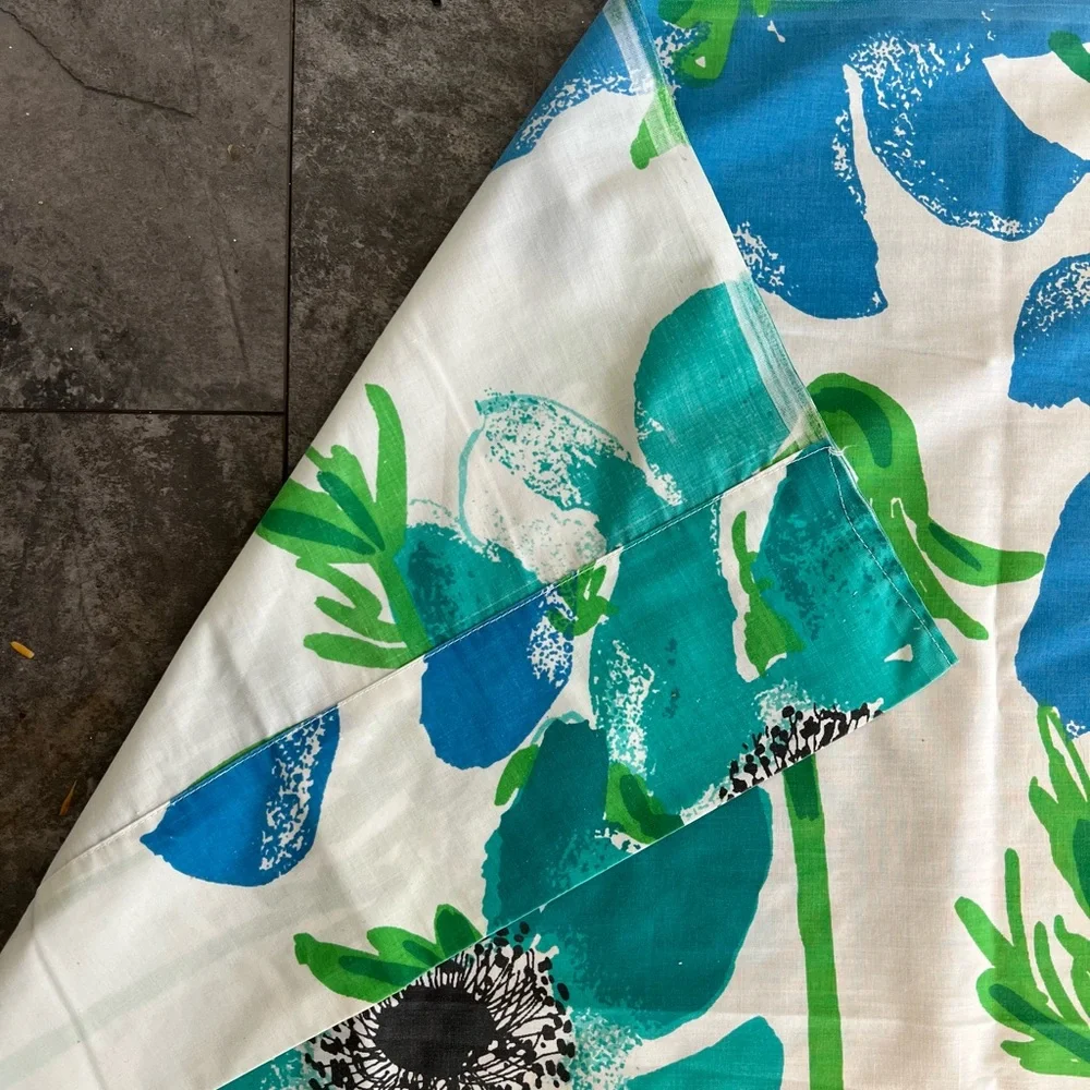 Vintage Vera Neumann Collection by Burlington flat sheet & 1 pillow case 2 sets